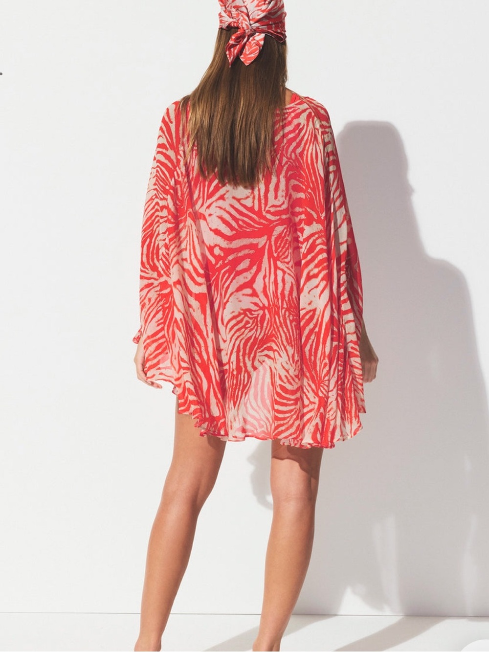 SKIMS Cover-Ups                                        Sheer Mini Kaftan - Picture 2 of 3